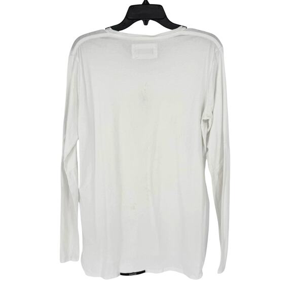 Zanerobe White Long Sleeve T-Shirt Men’s S Basic Casual Layering - Picture 2 of 10